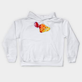 Maui Floating Rainbow Hibiscus Kids Hoodie